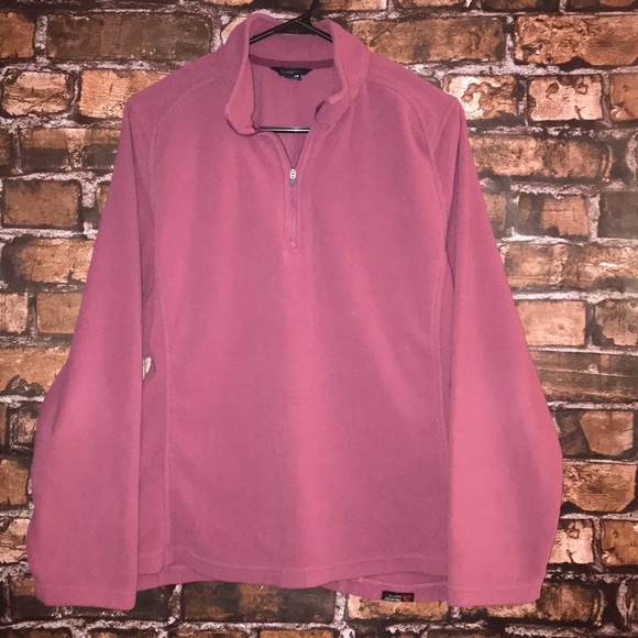 Lands' End Tops - Lands’ End fleece pullover with Polartec